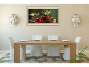Tranh trang trí nghệ thuật sắp xếp bàn ăn AmiA 581-00