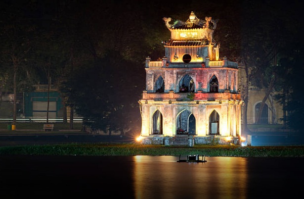 Những mẫu tranh phong cảnh Hồ Gươm Hà Nội đẹp nhất
